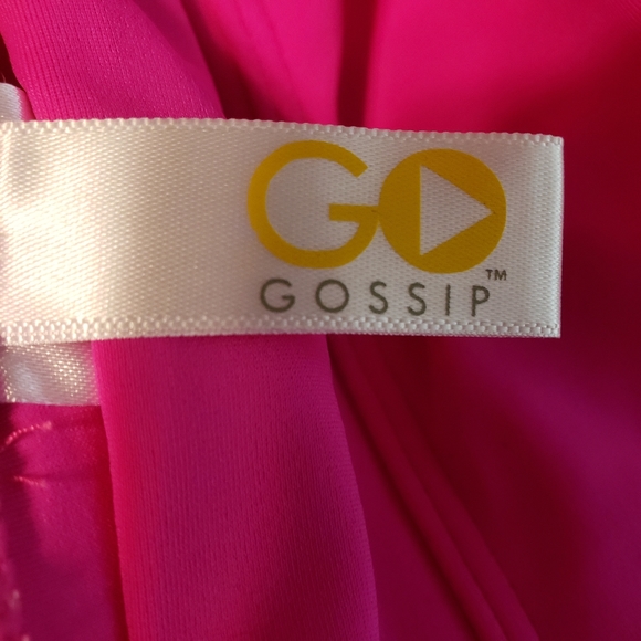 Gossip Swim Bottoms / Skirt Zipper Pocket Pink - Picture 6 of 7